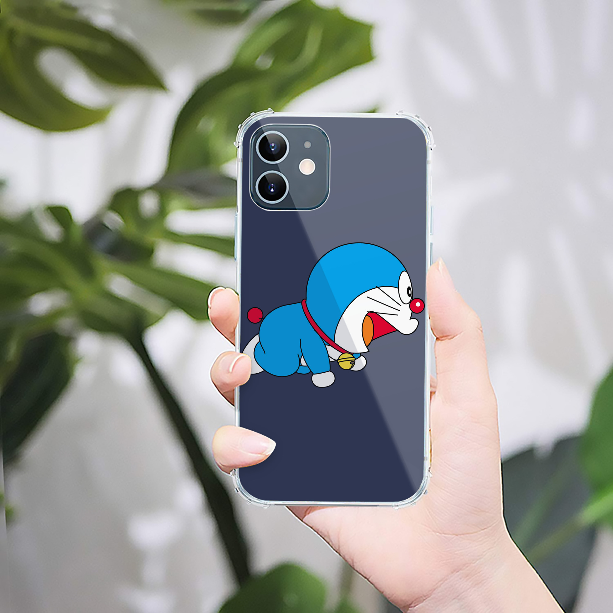 （画像用） ドラえもん Doraemon 【iPhone 12シリーズ対応】透明スマホケース（クリアソフトケース）